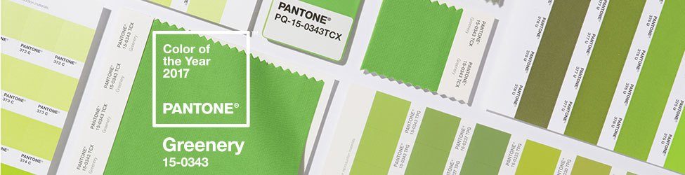 Pantone Color of the Year Greenery Color Formulas Guides Banner