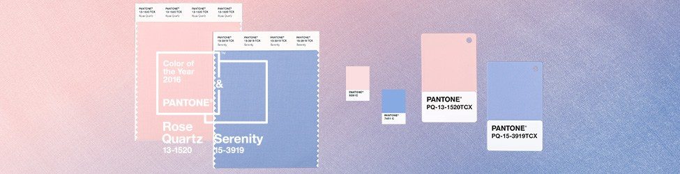 Pantone Color of the Year Rose Quartz Serenity Color Formulas Guides Banner