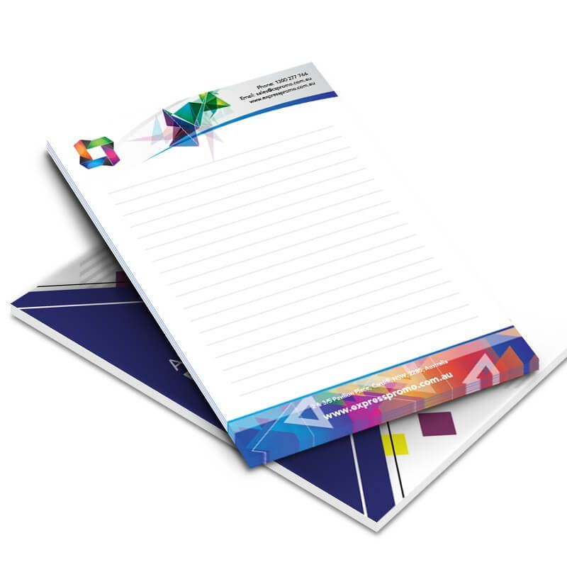 a5 notepad 50 pages per pad 100gsm full colour