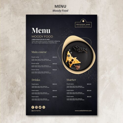 moody food restaurant menu concept 23 2148424791