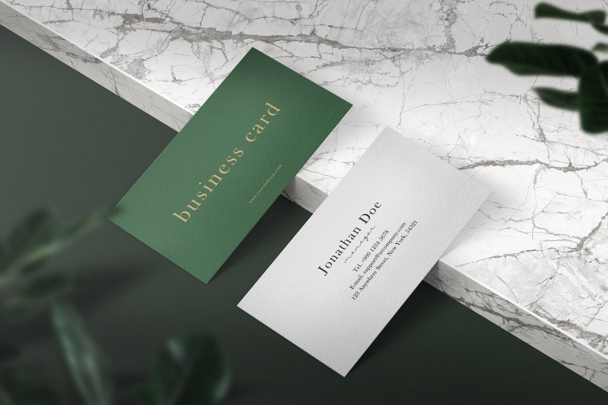 Clean minimal business card Vol 266 scaled